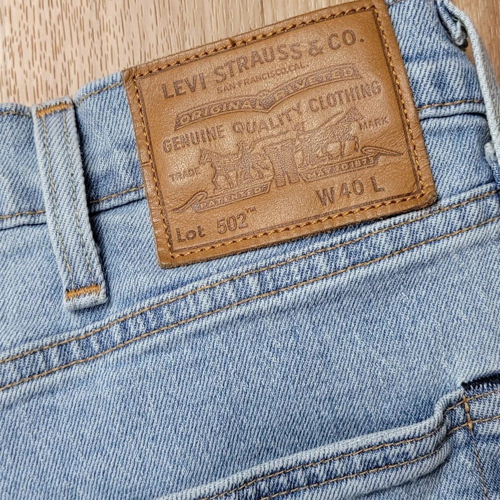 Levi's Light Blue Distressed Men's Denim Shorts Size 40